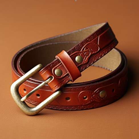 western style belt to wear with suede shoes