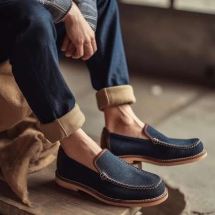 What to wear with denim shoes