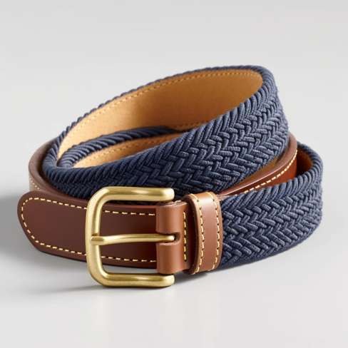 what belt to wear with blue suede shoes