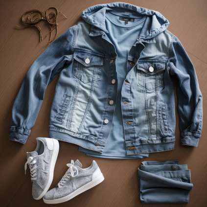 outfit ideas for Denim Shoes