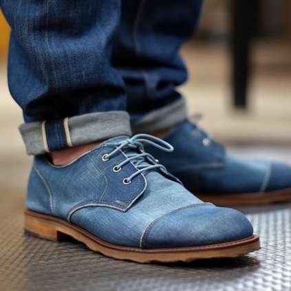 Can Men Wear Denim Shoes