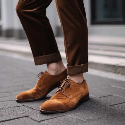 What Shoes to Wear with Brown Corduroy Pants