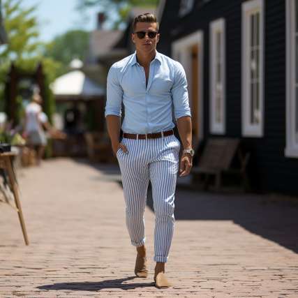 What Shoes To Wear With Seersucker Pants: A Stylish Guide For Men