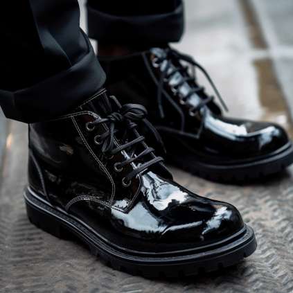 Pros of Wearing Black Patent Leather Shoes in Winter