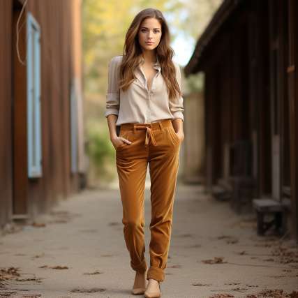 Shoes to Avoid with Brown Corduroy Pants