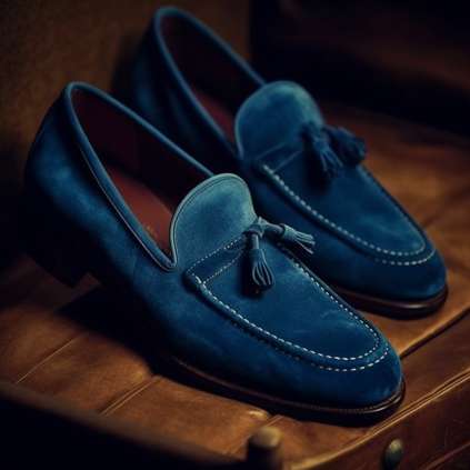 The Beauty of Blue Suede