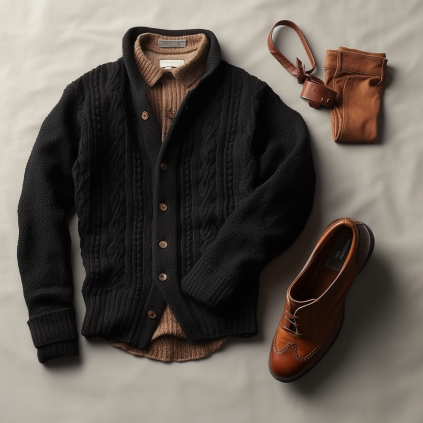 Can Women Wear Black Sweater with Brown Shoes?