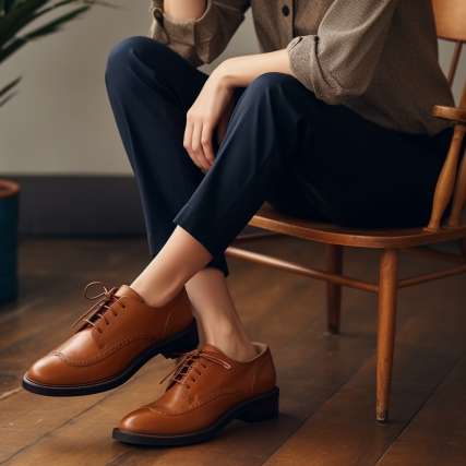Can a Woman Wear Brown Shoes with Black Pants?