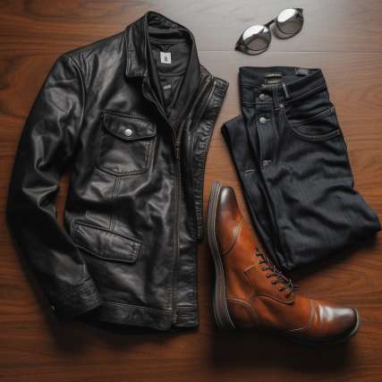 How To Wear Black Jacket With Brown Shoes For Men