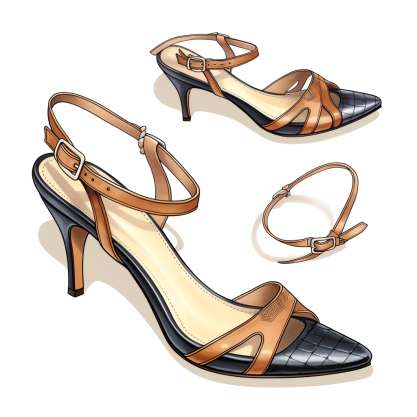 How to keep slingback shoes from slipping off heel