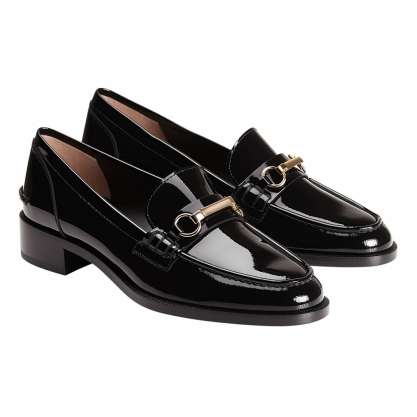 Wear Patent Leather Shoes for Business Casual Brilliance with Loafers