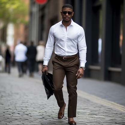 Smart-Casual Edge way to Wear Patent Leather Shoes