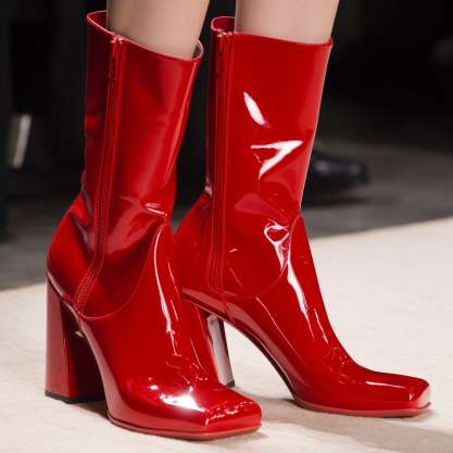 Wear Patent Leather Shoes: Make a Statement with Bold Boots