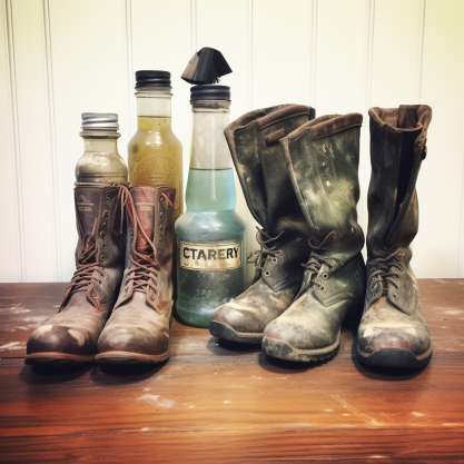 How to Clean Hunter Boots: DIY Solution 1: Vinegar Mix