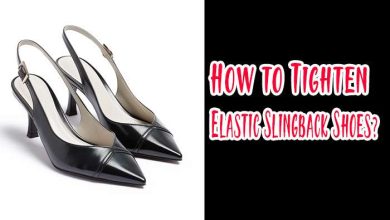 How to Tighten Elastic Slingback Shoes?