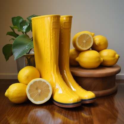 Lemon Juice Magic to Clean Hunter Boots