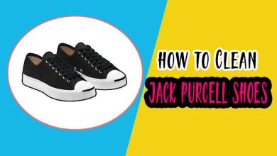 how to clean jack purcell shoes