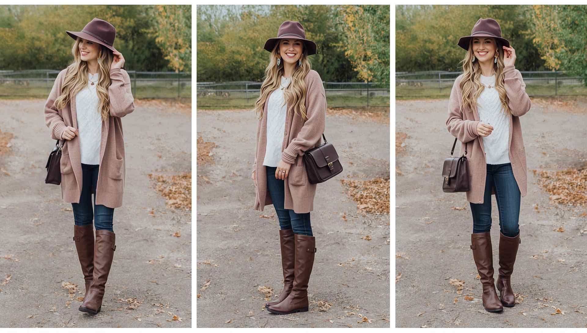 Lucid Origin 6 Oversized Cardigan Riding Boots Riding boots b 1