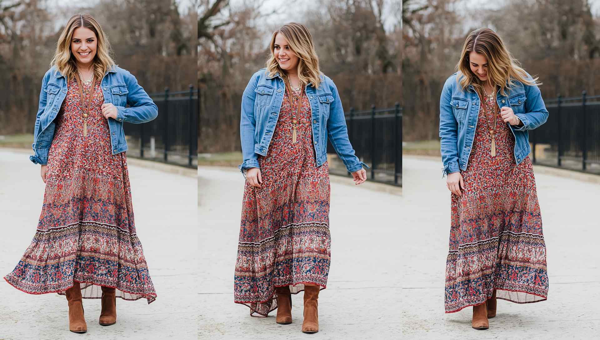 Lucid Origin 8 Boho Maxi Dress Ankle Boots Boho vibes shine i 0 1