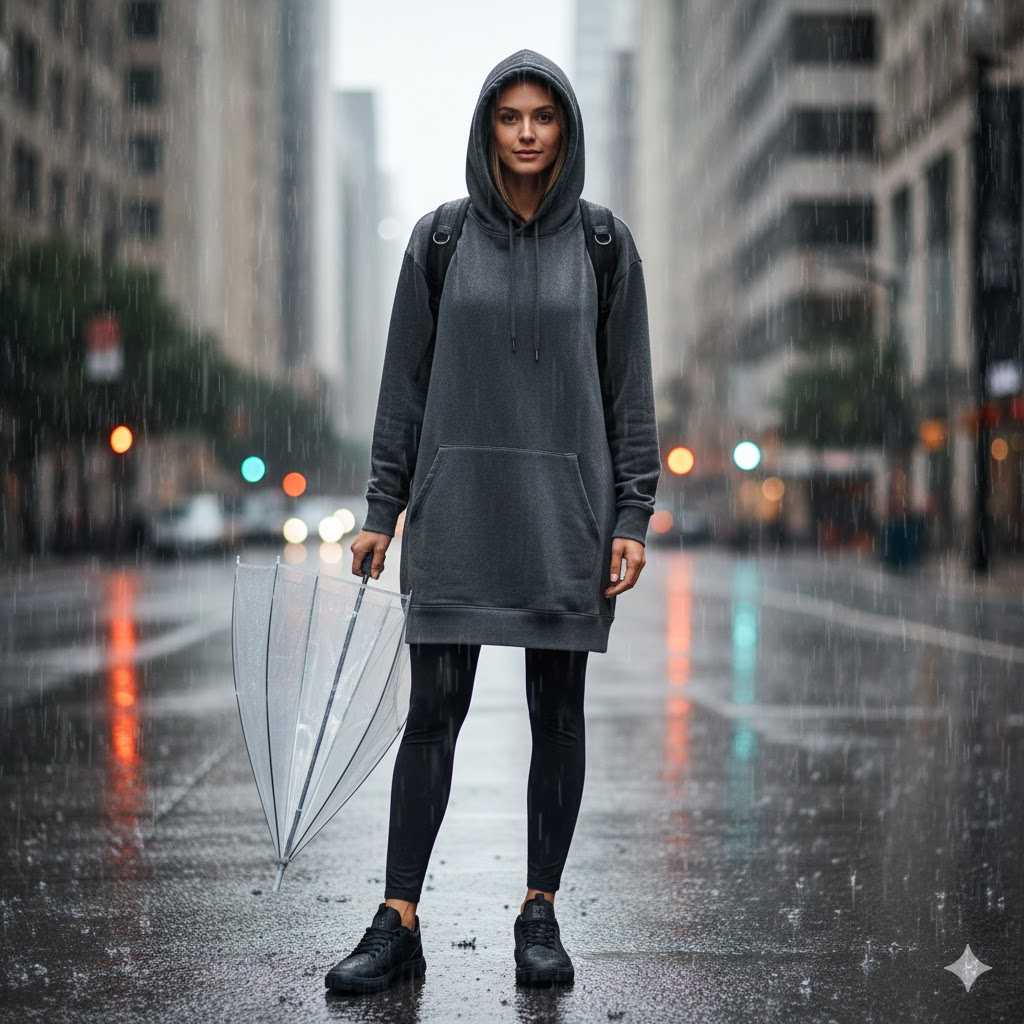 12. Hoodie Dress Leggings DC Waterproof Kicks