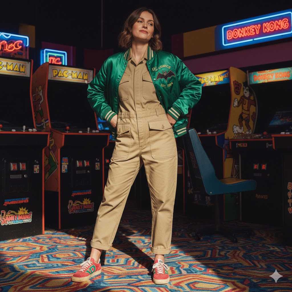 17. Romper Bomber Jacket DC Retro Runners
