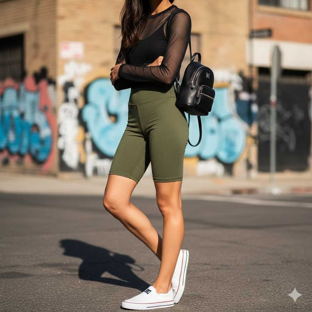 3. Bike Shorts Mesh Long Sleeve DC Slip Ons