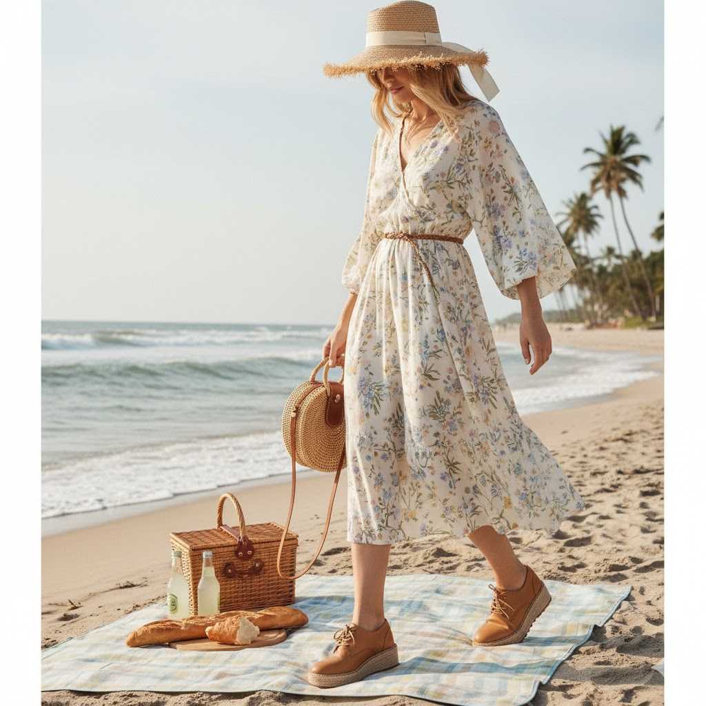 4. Flowy Summer Dress Pairing